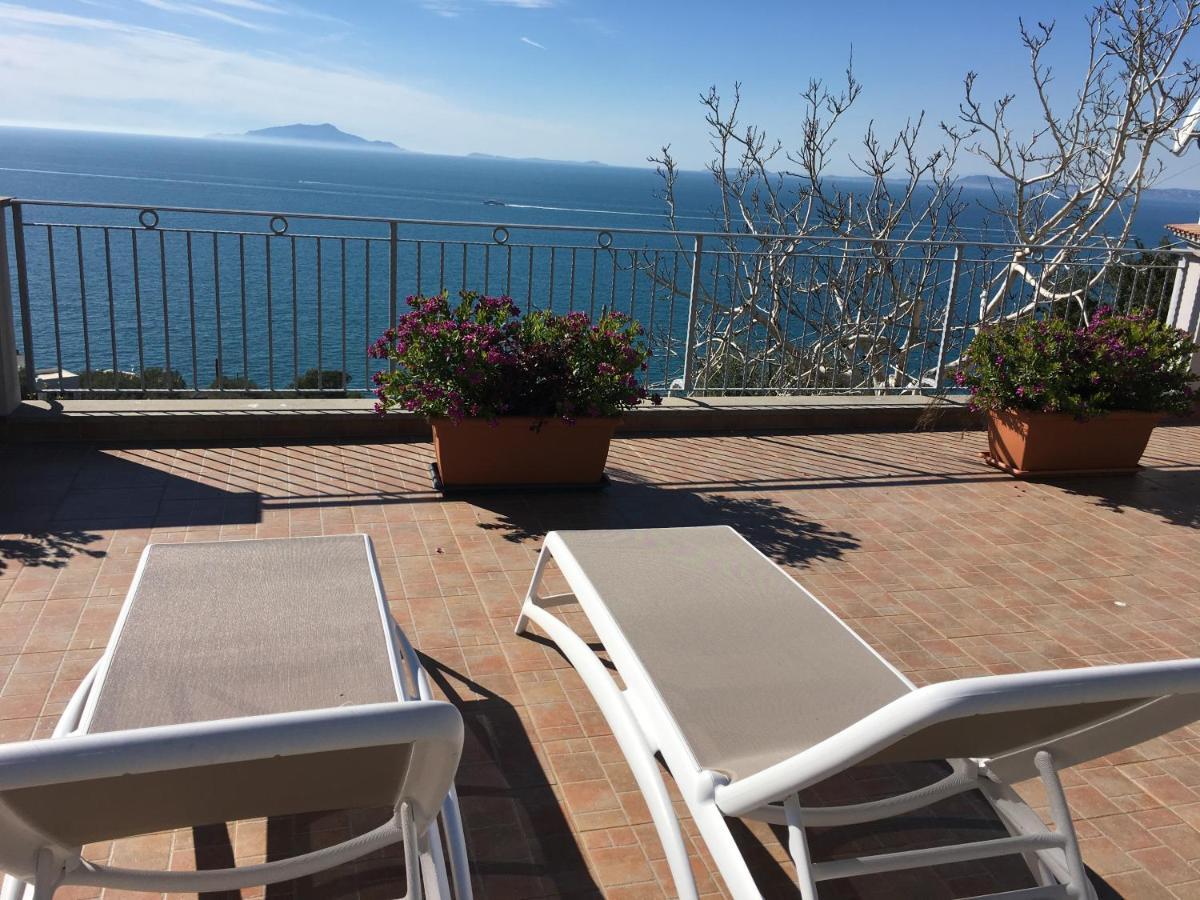 Villa D'Amare Capri View Massa Lubrense Eksteriør billede